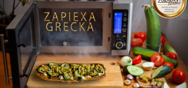 ZAPIEXA GRECKA – PROSTO Z PIECA – FETA Z OGÓRASEM I ŁOLIWKAMI – TYLKO NA WIDOK 19  – SMAKI PRL`U