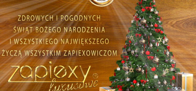 W dniach 24-26 grudnia i 1 stycznia 2022 Zapiexy będą zamknięte