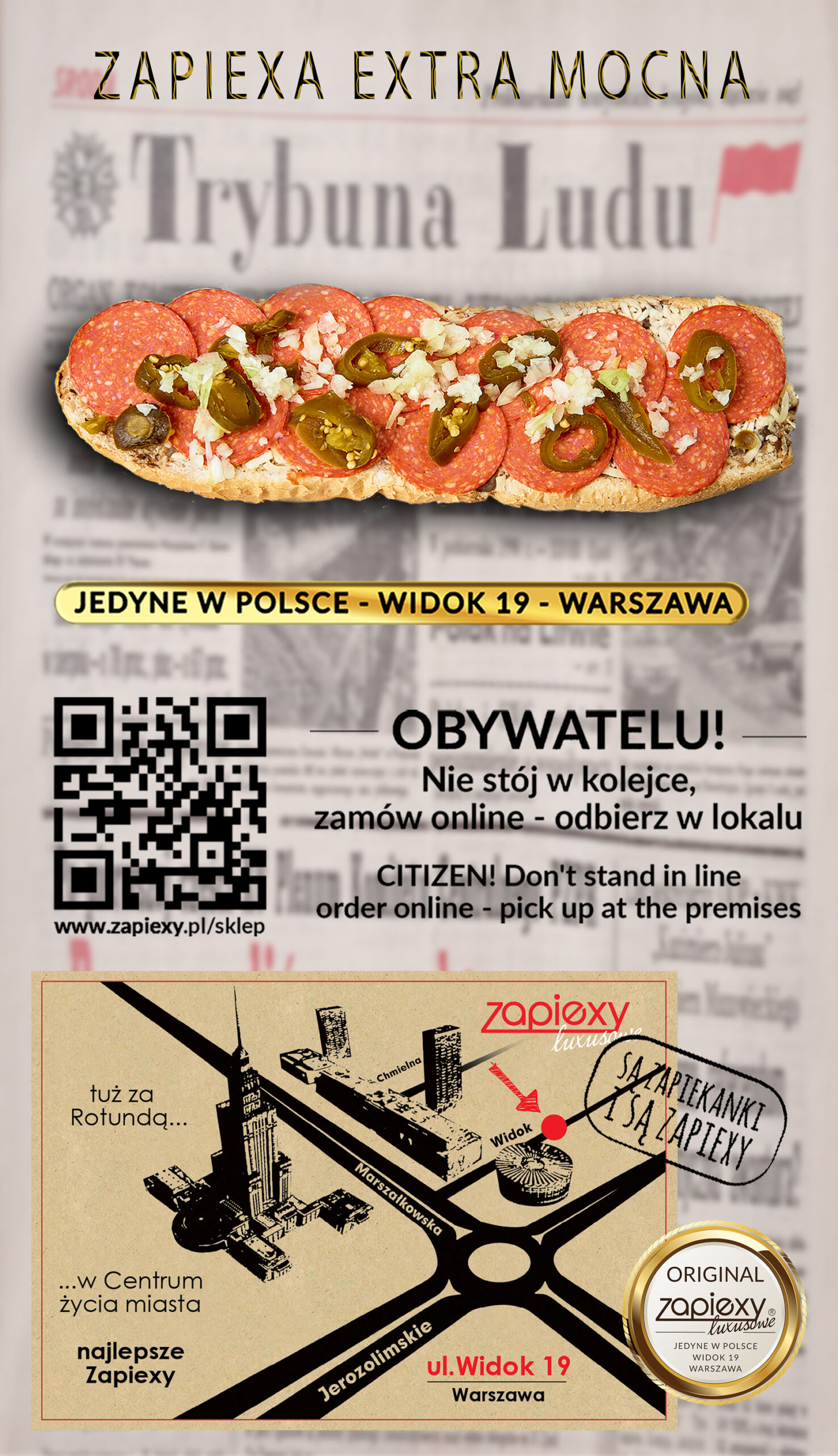 Obywatelu PRL U Zapiexa Extra Mocna ZAPIEXY LUXUSOWE SMAK PRL U Obywatelu PRL U Zapiexa Extra Mocna ZAPIEXY LUXUSOWE SMAK PRL U