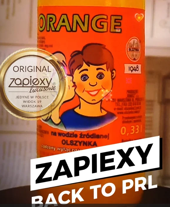 Tylko w Zapiexach dla każdego Obywatela Oranżada Orange