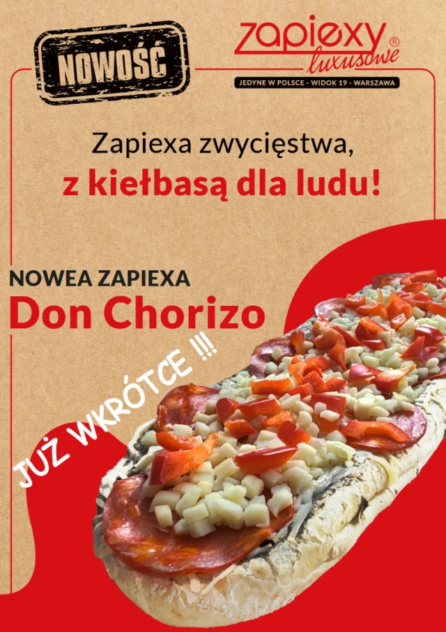 Obywatelu PRL`U !!! Już wkrótce !!! Zapiexa Don Chorizo